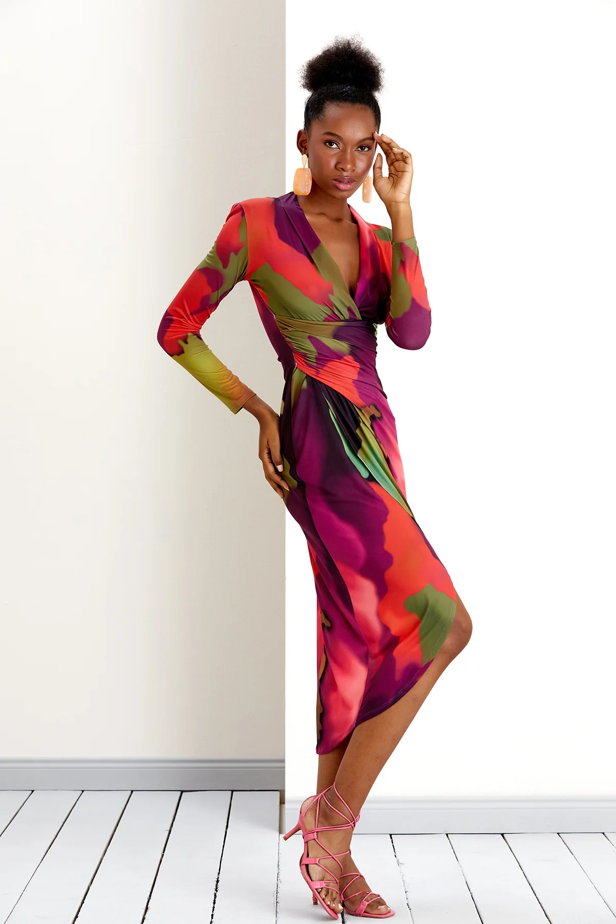 Tie-Dye Tango Twirl Dress