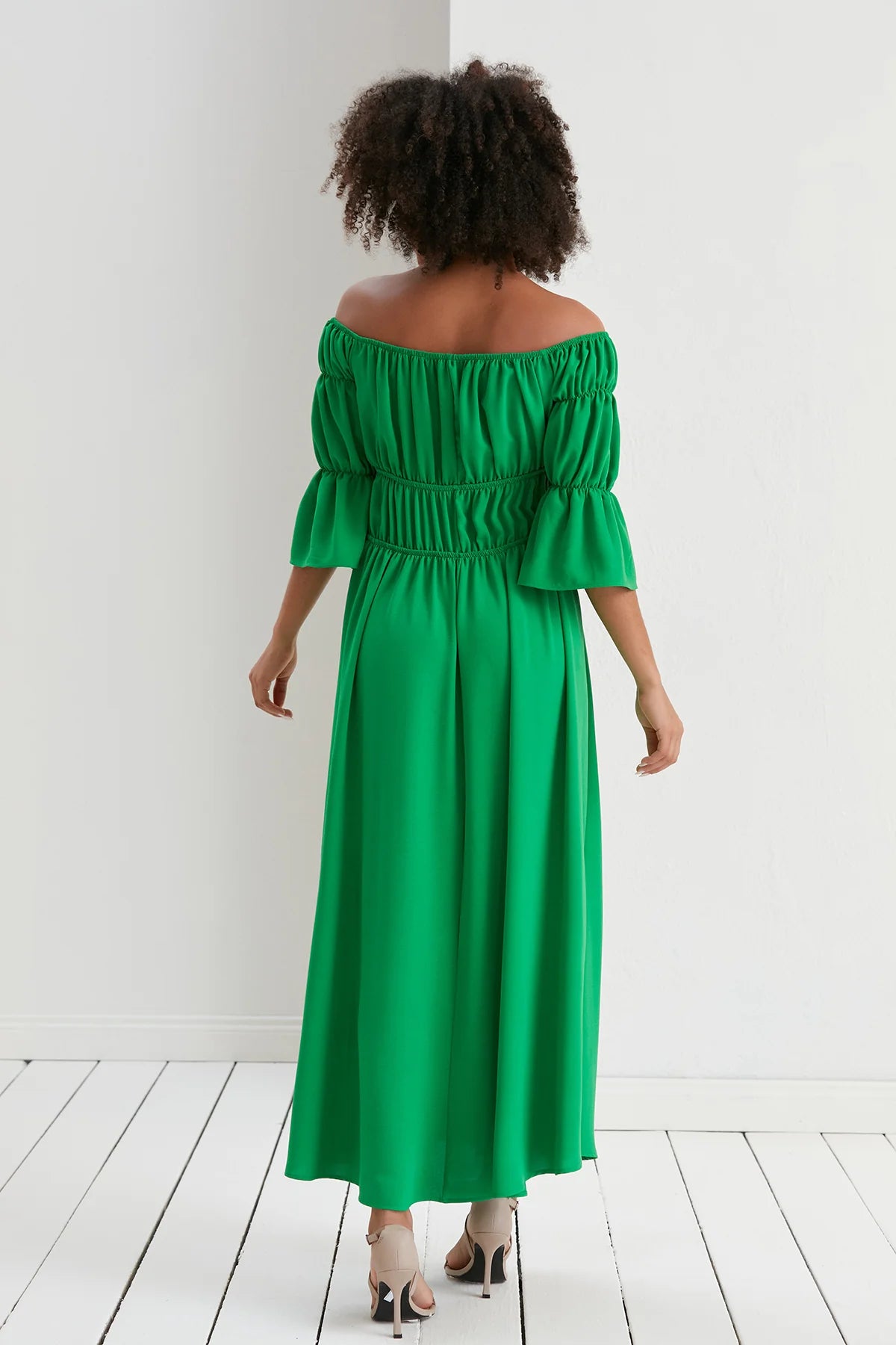 Summer Elasticated Maxi Dress