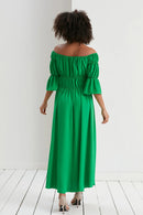 Summer Elasticated Maxi Dress