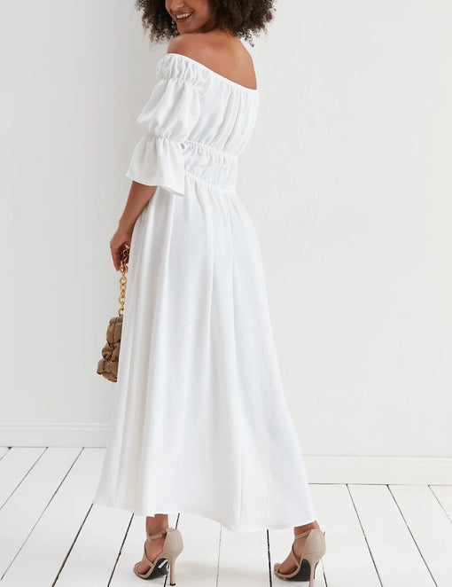 Summer Elasticated Maxi Dress